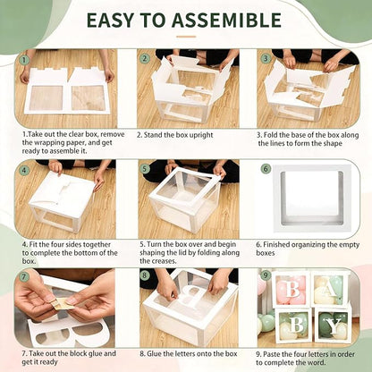 Pink and Green Balloon Arch Kit, Baby Boxes, Baby Shower Decorations Girl | - Image 7