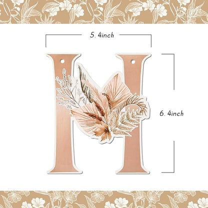 Letjolt Hello Baby Boho Flower Banner Girls Baby Shower Garland 12pcs | Floral - Image 3