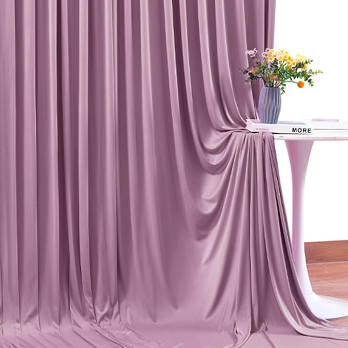 10x12 Dusty Pink Backdrop Curtains - Image 6