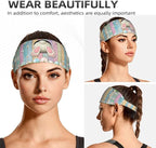 Easter Bunny & Eggs Style Sports Headband for Men Women Moisture Wicking Sweatband for Basketball, Running, Gym