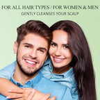 SHVYOG Scalp Scrub, Tea Tree & Coconut Oil Exfoliator Scrub for Itchy Scalp, Anti-Dandruff Detox Clarifying Exfoliator Shampoo with Sea Salt, Scalp Treatment with Scalp Scrubber