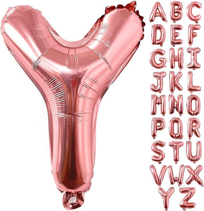 Lovoir 40 Inch Large Rose Gold Letter Y Balloons Big Size Jumbo Mylar Foil by Lovoir