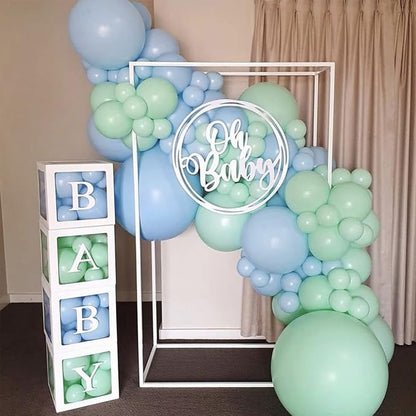 Voircoloria 130pcs Mint Green Balloons Garland Arch Kit, 18 12 10 5 Inch | - Image 5