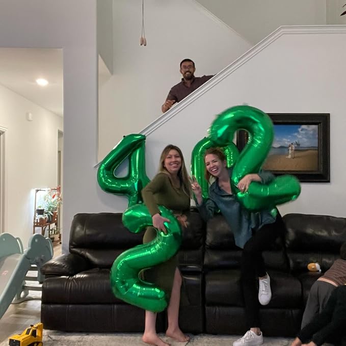 Green Number 1 Balloon 40 Inch - Image 7