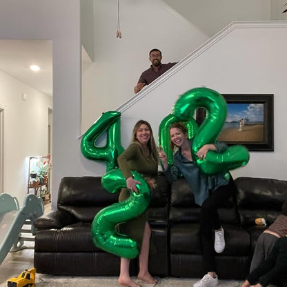 Green Number 1 Balloon 40 Inch - Image 7