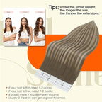 Full Shine Tape ins Human Hair Extensions Color 7 Brown Ombre 1000 Blonde And 7 Brown Human Hair Extension Tape ins 16 Inch Invisible Seamless Remy Tape Hair Extensions for Wedding 50Gram 20Pcs