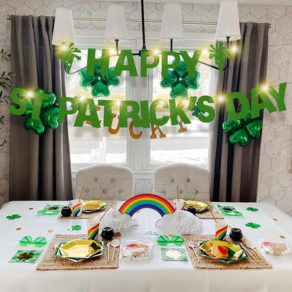 129Pcs DIY Custom Letter Banner Glitter Customizable Banner Kit DIY Happy - Image 6