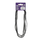 GOODY Women's Ouchless Hairband, 6 Count, Pack of 2 | Thin Hair | Flat | Narrow | Black