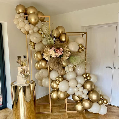 Voircoloria 110pcs Metallic Gold Chrome Latex Party Balloons, 12inch | - Image 4