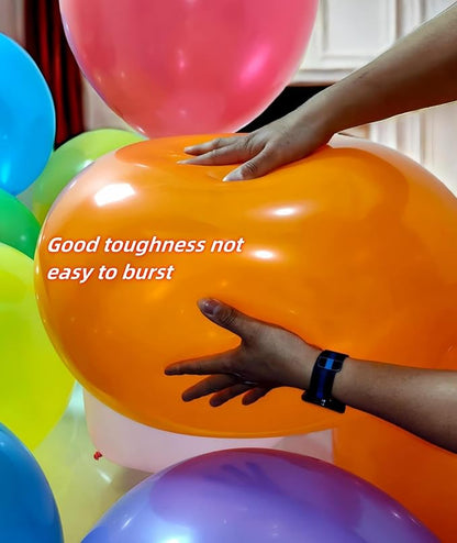 50 Pack 24 inch Balloons 10 Colors Latex Rainbow Party Big Balloon Bulk - Image 3