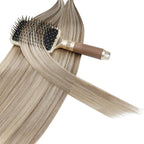 YoungSee U Tips Hair Extensions Real Human Hair Brown to Blonde U Tip Extensions for Women Light Brown Highlight Blonde Hair Extension U Tips 22In Ktip Hair Extension Human Hair Straight 50s/50g