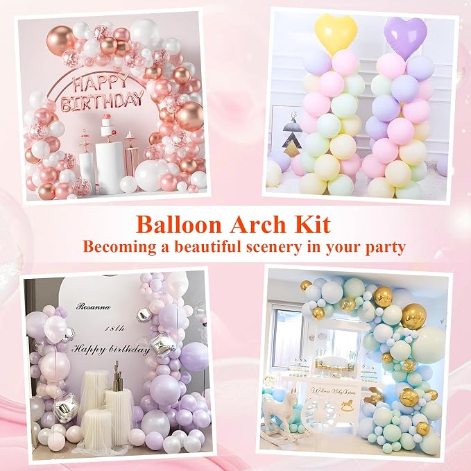 Adjustable Balloon Arch Stand, 8ft-6ft Half Balloon Arch Frame - Image 4