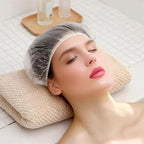 200 PCS Disposable Shower Caps – Large, Thickened & Waterproof Plastic Hair Bath Caps for Women & Men – Reusable Travel Essentials for Spa, Hotel, Salon, Home & Deep Conditioning (18.1 Inches, Clear)