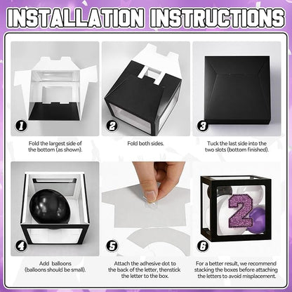 Graduation Decorations Class of 2026-Purple and Black Graduation Party - Image 3