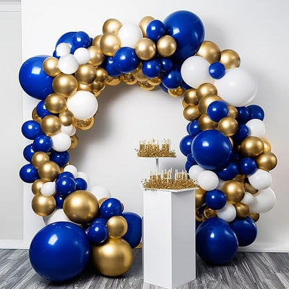 FOTIOMRG 110pcs Royal Blue Balloon Garland Arch Kit, 18 12 10 5 inch Royal Blue - Image 6