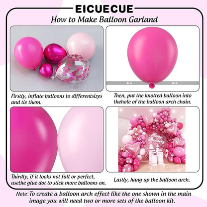 Pink Balloons Garland Arch Kit - Image 3