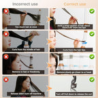 6 in 1 Hair Dryer Brush, Upgrade Detachable Blow Dryer Air Styler Wrap Curler, Hot Air Brush Curly Twist Curling Iron, Negative Ion Blow Dryer Hot Styler, Travel Hair Styling Tool