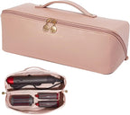 Travel Case Compatible with Dyson Airwrap Styler, Portable Supersonic Hair Dryer Travel Storage Bag, Waterproof Carrying Case Organizer for Shark Flexstyle and Attachments (Rose Pink)