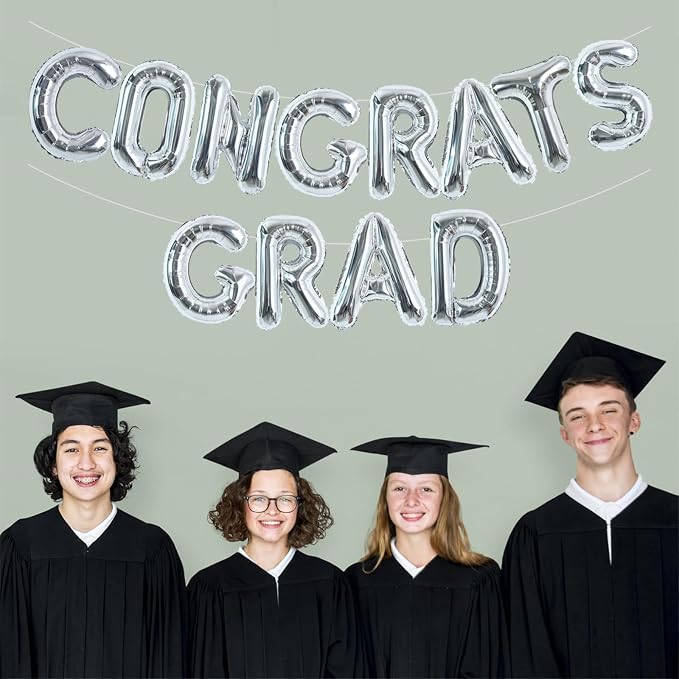 TONIFUL 2026 Congrats Grad Balloons - Image 3
