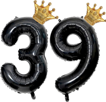 40 inch Large Black 39 Balloon Number by Unknown