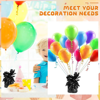 16 Pack Black Balloon Weights Metallic Holder Anchors Balloon Holder Weights - Image 4