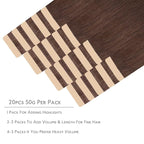 WENNALIFE Tape in Hair Extensions Human Hair, 20pcs 30g 10 inch Chocolate Brown Remy Hair Extensions Straight Human Hair Tape in Extensions Skin Weft Tape Extensions Human Hair