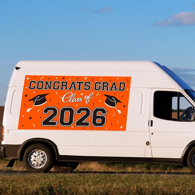 2026 Graduation Party Plastic Backdrop - Image 6