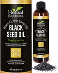 Black Seed Oil - Organic Cold Pressed Nigella Sativa, Black Cumin Seed Oil with Thymoquinone, Blackseed Liquid for Health, Hair Growth & Skincare 8 fl. oz | Herbal Goodness