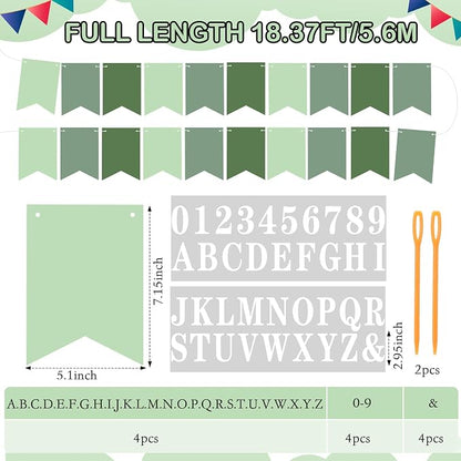 Mooliwe 171 Pcs DIY Custom Banner Kit Make Your Own Customizable Sign - Image 2