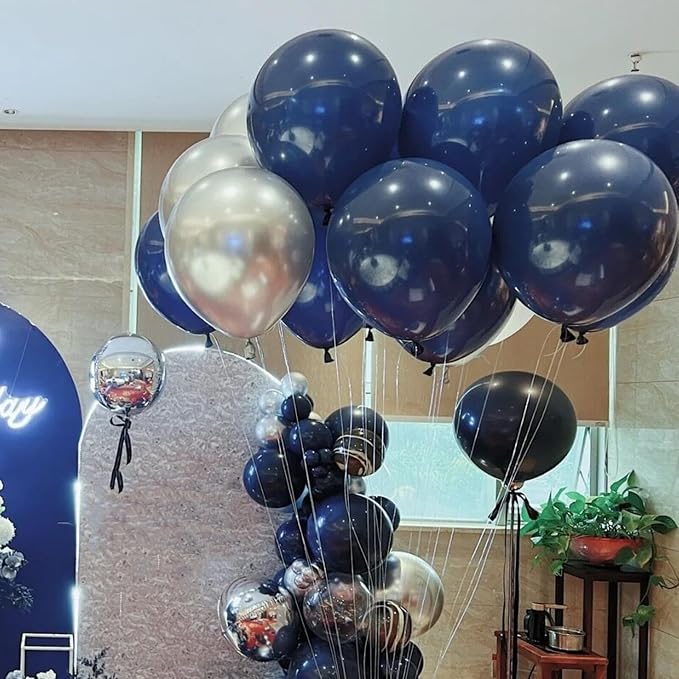 412pcs Navy Blue Balloons Garland Arch Kit 18 12 10 5 Inch Different Sizes - Image 5