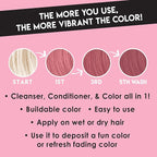 Color Lux Color Cleansing Conditioner, Rose Gold, 3-in-1 Color Depositing Formula, Vegan, Sulfate-Free, Paraben-Free, 8.25 oz