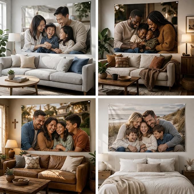Custom Photo Tapestry, Personalized Wall Decor | Made in USA, ships next - Image 7