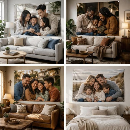 Custom Photo Tapestry, Personalized Wall Decor | Made in USA, ships next - Image 7