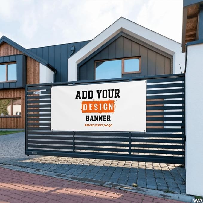 Custom Banners and Signs 2'x4' Customize Personalized Photo Text Logo | - Image 4