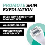 Shapiro MD Microneedle Dermal Roller, Exfoliate and Invigorate Scalp, 0.25 mm Needles, Painless Design