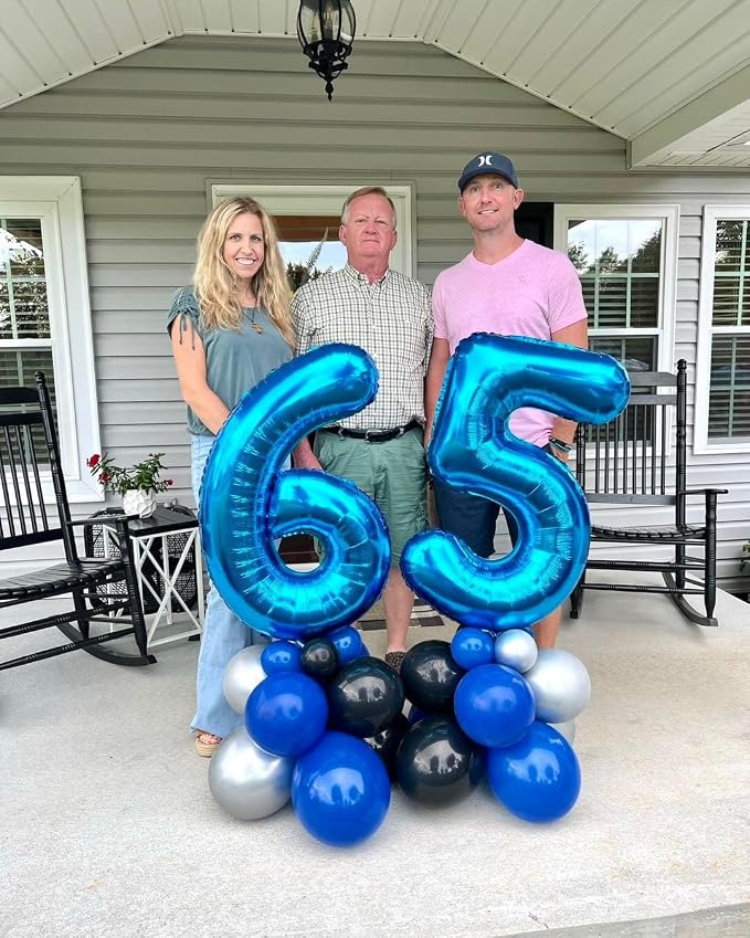 Blue Number 9 Balloon 40 Inch - Image 3