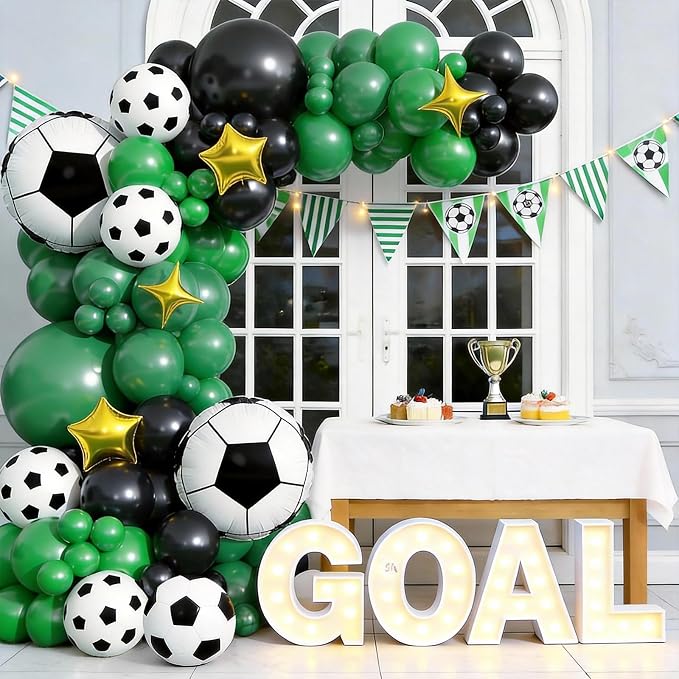 Soccer Balloon Garland Arch Kit - Image 6
