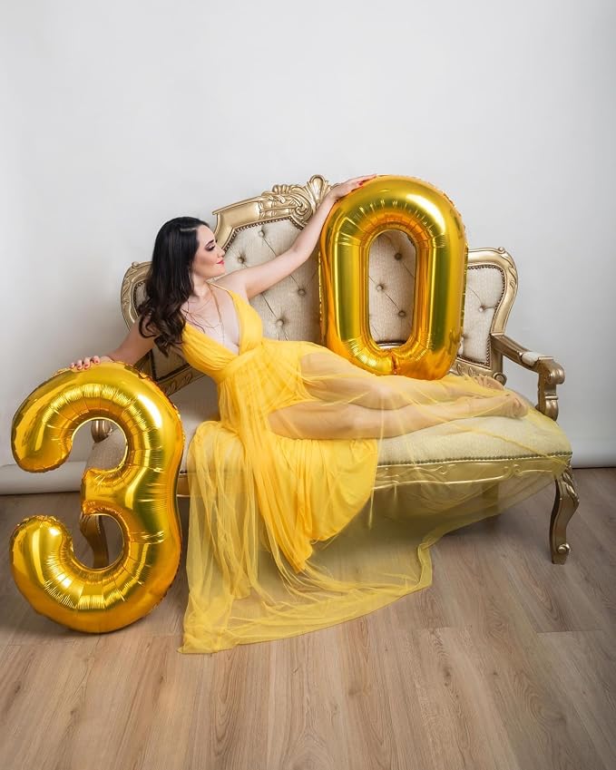 Gold 30 Balloon - Image 4