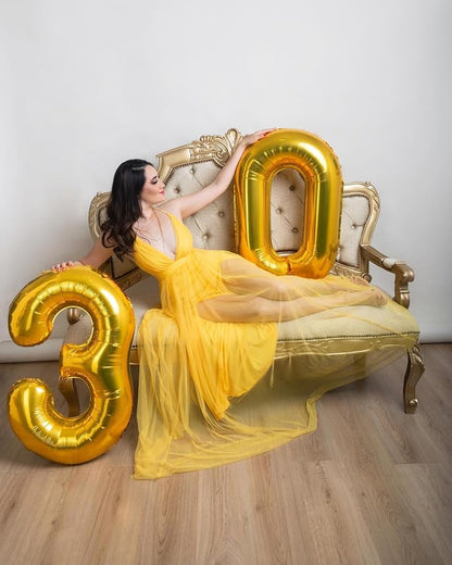 Gold 30 Balloon - Image 4