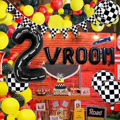 134pcs Balloons Race Car Birthday Party Supplies Decorations - Image 4