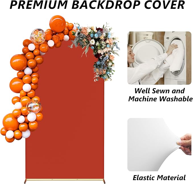 Neatsure Arch Backdrop Stand and Cover Set, 7.2FT Metal Photo Balloon Arch - Image 6