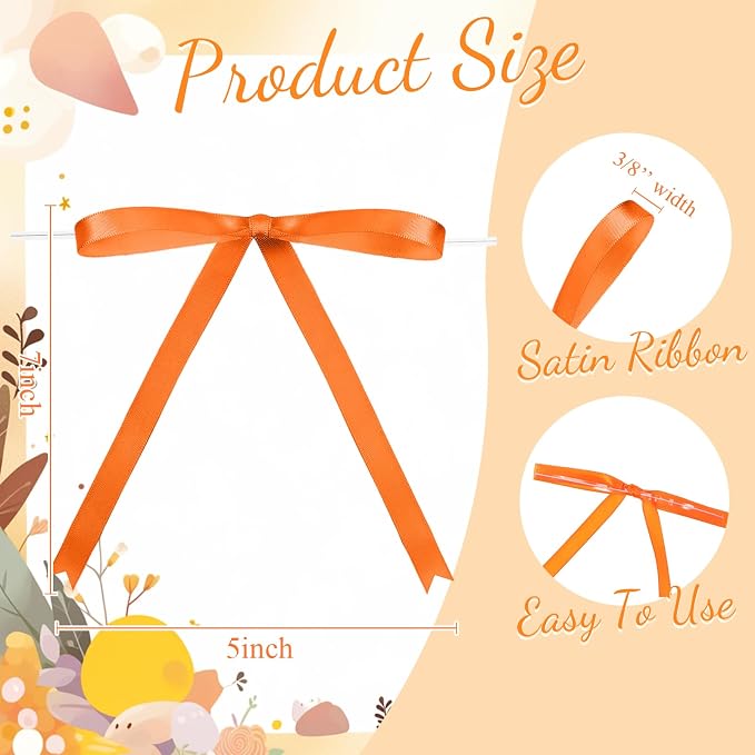 Riceshoot Orange Bows - Image 2