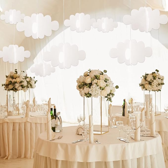 16 Pcs 3D Cloud Decorations Hanging Clouds - Image 5