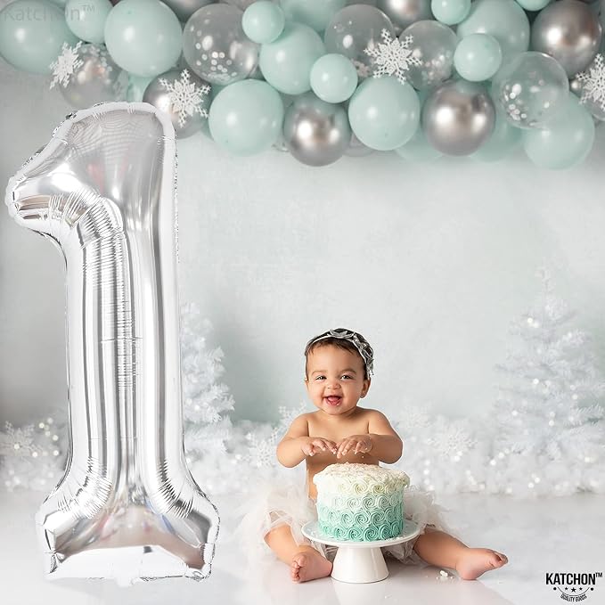 KatchOn, Happy Birthday Number Balloon | 1 Balloon - Image 4