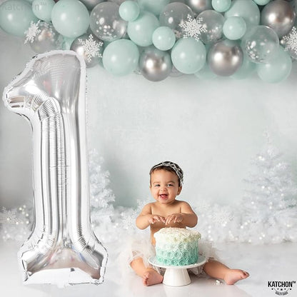 KatchOn, Happy Birthday Number Balloon | 1 Balloon - Image 4
