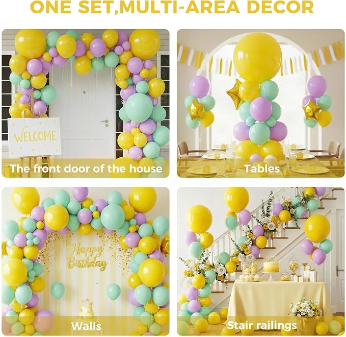 LOVESTOWN 18 Inch Yellow Large Balloons, Wedding Sunflower Bridal Shower - Image 4