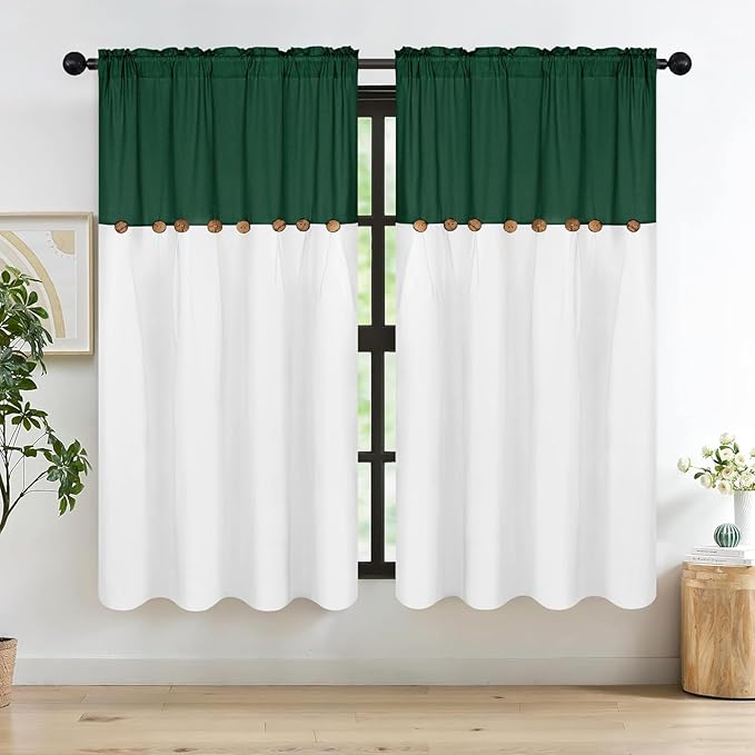 Farmhouse Cotton Linen Curtains by FRAMICS