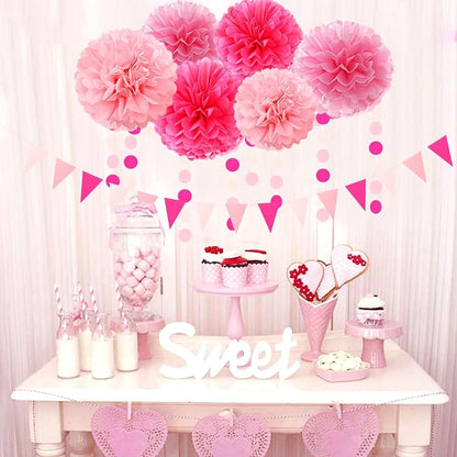 Galentines Valentines-Day Hot-Pink Party-Decorations - Image 6