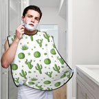 Men's Beard Maintenance Apron, Waterproof & Easy Clean, Cactus