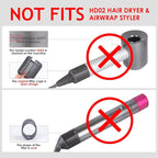 Upgraded Hair Dryer Filter Compatible with Dyson Supersonic HD01 HD03 HD08 Hair Dryer Attachment, Hair Dryer Outer Filter Repair Accessories with Filter Cleaning Brush(Metallic Gray)
